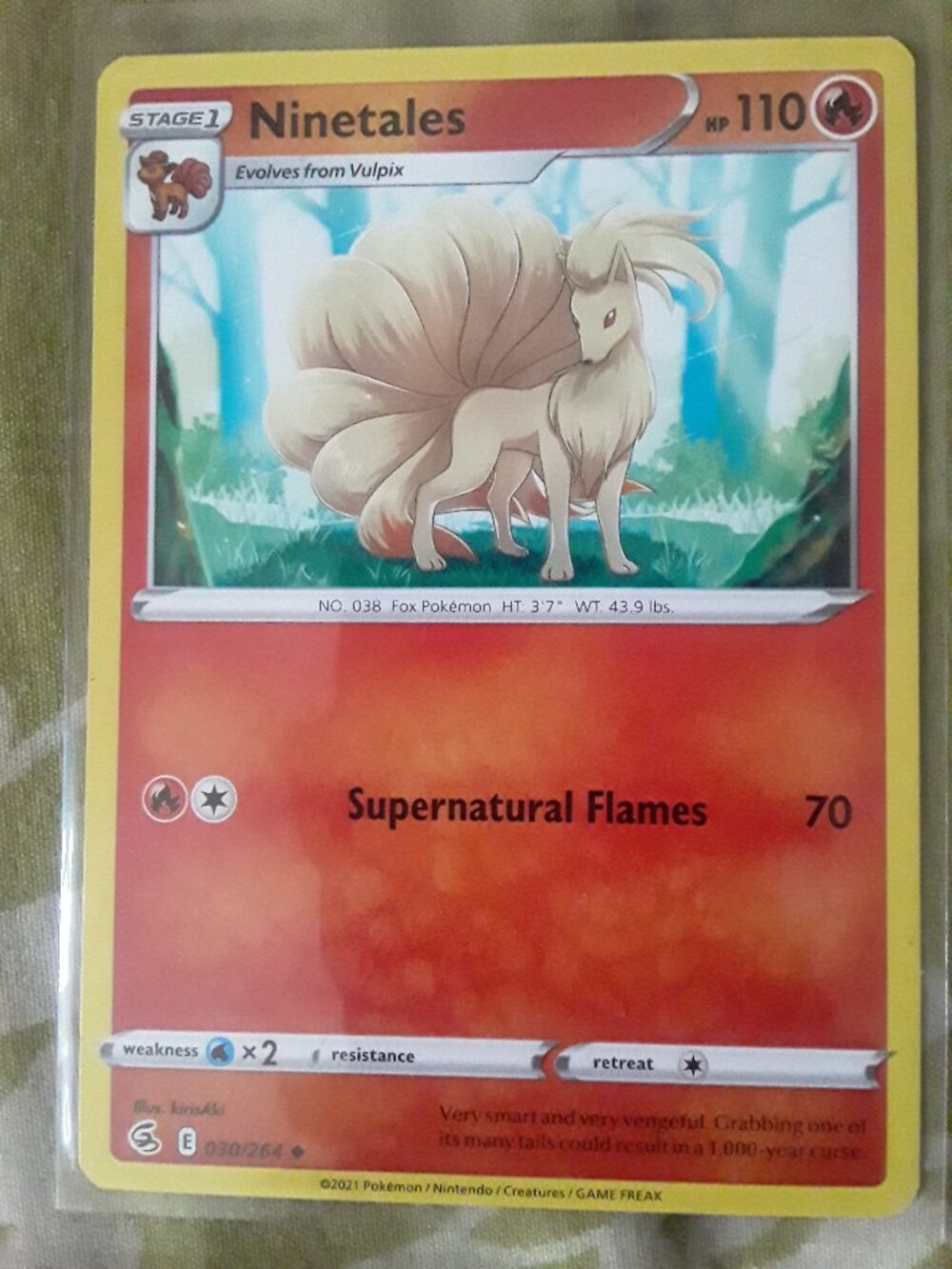 Fire Type Pokemon Trading Cards Ninetales, Tepig, Torkoal, Arcanine, Magmortar,